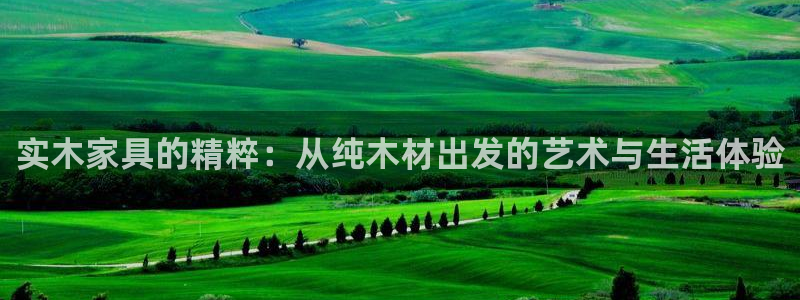 意昂5(KGAME)平台代理登录网址：实木家具的精粹：从纯木